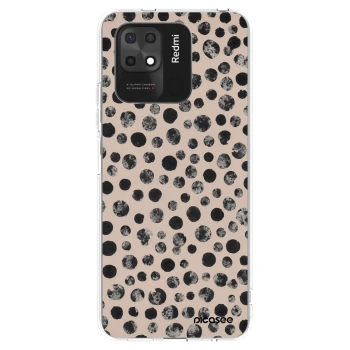 Picasee Xiaomi Redmi 10C Hülle - Transparentes Silikon - Dots