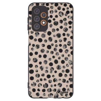 Picasee Samsung Galaxy A23 A235F 4G Hülle - Schwarzes Silikon - Dots