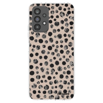 Picasee Samsung Galaxy A73 5G Hülle - Transparentes Silikon - Dots