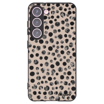 Picasee Samsung Galaxy S23 5G Hülle - Schwarzes Silikon - Dots