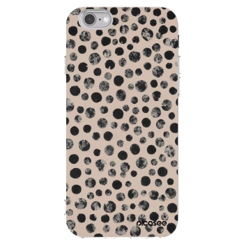 Picasee Apple iPhone 6/6S Hülle - Transparentes Silikon - Dots