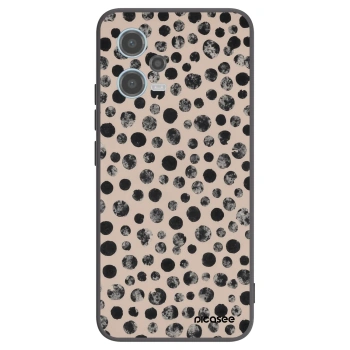 Picasee Xiaomi Redmi Note 12 5G Hülle - Schwarzes Silikon - Dots