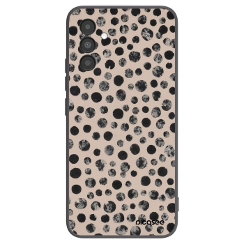 Picasee Samsung Galaxy A04s A047F Hülle - Schwarzes Silikon - Dots