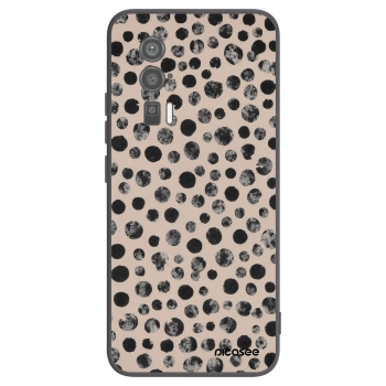 Picasee Xiaomi Poco F5 Pro 5G Hülle - Schwarzes Silikon - Dots