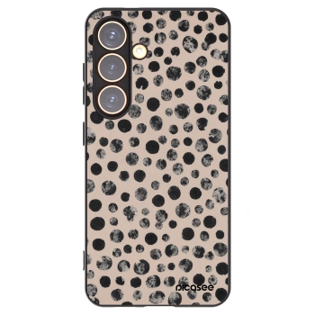 Picasee Samsung Galaxy S24 S921B 5G Hülle - Schwarzes Silikon - Dots