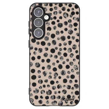 Picasee Samsung Galaxy S23 FE S711B Hülle - Schwarzes Silikon - Dots