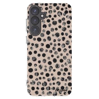 Picasee Samsung Galaxy S23 FE S711B Hülle - Transparentes Silikon - Dots