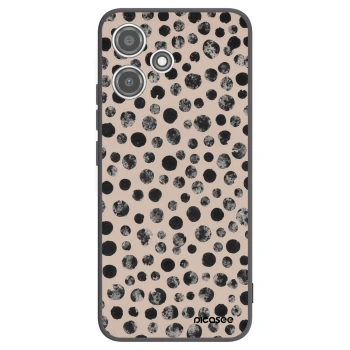 Picasee Xiaomi Redmi 12 5G Hülle - Schwarzes Silikon - Dots