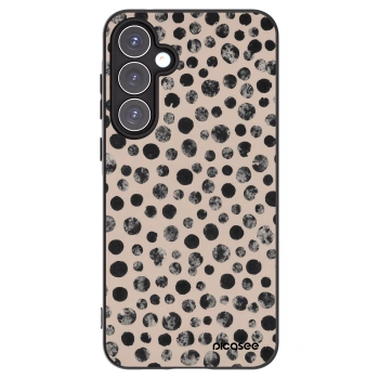 Picasee Samsung Galaxy A55 5G A556B Hülle - Schwarzes Silikon - Dots