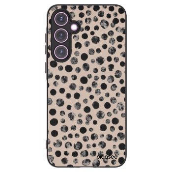 Picasee Samsung Galaxy A35 5G A356B Hülle - Schwarzes Silikon - Dots