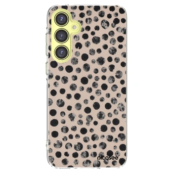 Picasee Samsung Galaxy A35 5G A356B Hülle - Transparentes Silikon - Dots