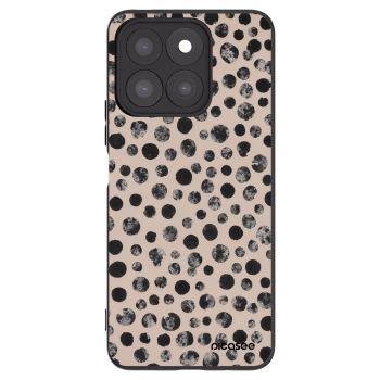 Picasee Honor X8b Hülle - Schwarzes Silikon - Dots