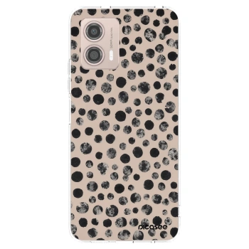 Picasee Motorola Moto G53 5G Hülle - Transparentes Silikon - Dots