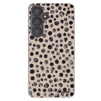 Picasee Samsung Galaxy S24 FE S721B Hülle - Transparentes Silikon - Dots
