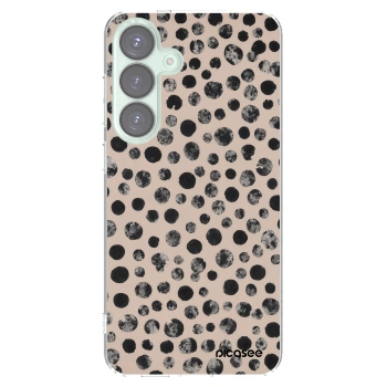 Picasee Samsung Galaxy S25+ 5G Hülle - Transparentes Silikon - Dots