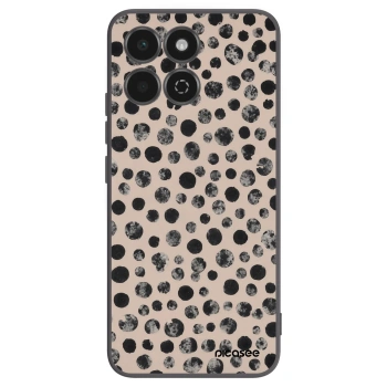 Picasee Honor 200 Smart 5G Hülle - Schwarzes Silikon - Dots