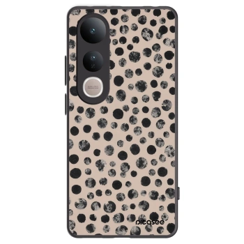 Picasee Vivo V50 Lite 5G Hülle - Schwarzes Silikon - Dots