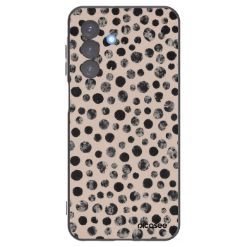 Picasee Samsung Galaxy A17 5G Hülle - Schwarzes Silikon - Dots