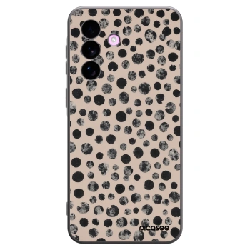 Picasee Samsung Galaxy A57 5G Hülle - Schwarzes Silikon - Dots