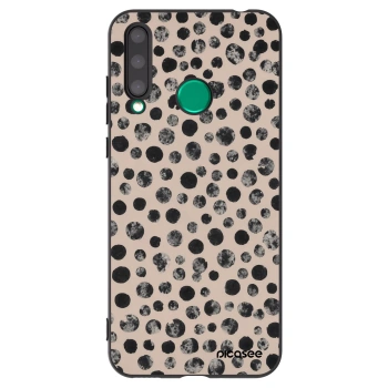 Picasee Honor 20 Lite Hülle - Schwarzes Silikon - Dots