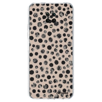 Picasee Xiaomi Redmi Note 9S Hülle - Transparentes Silikon - Dots