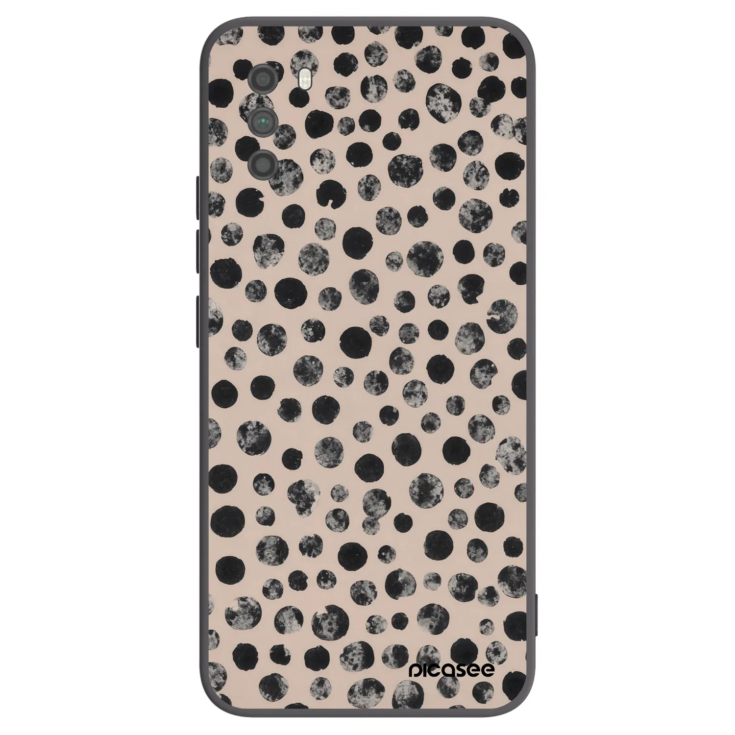 Picasee Xiaomi Poco M3 Hülle - Schwarzes Silikon - Dots