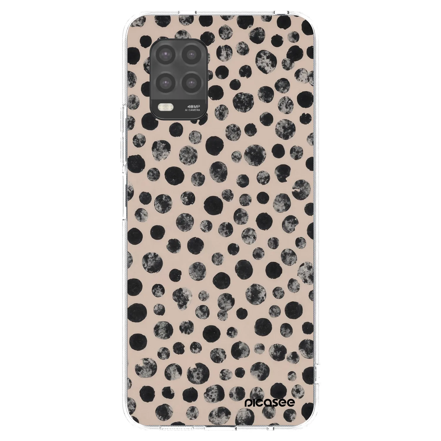 Picasee Xiaomi Mi 10 Lite Hülle - Transparentes Silikon - Dots