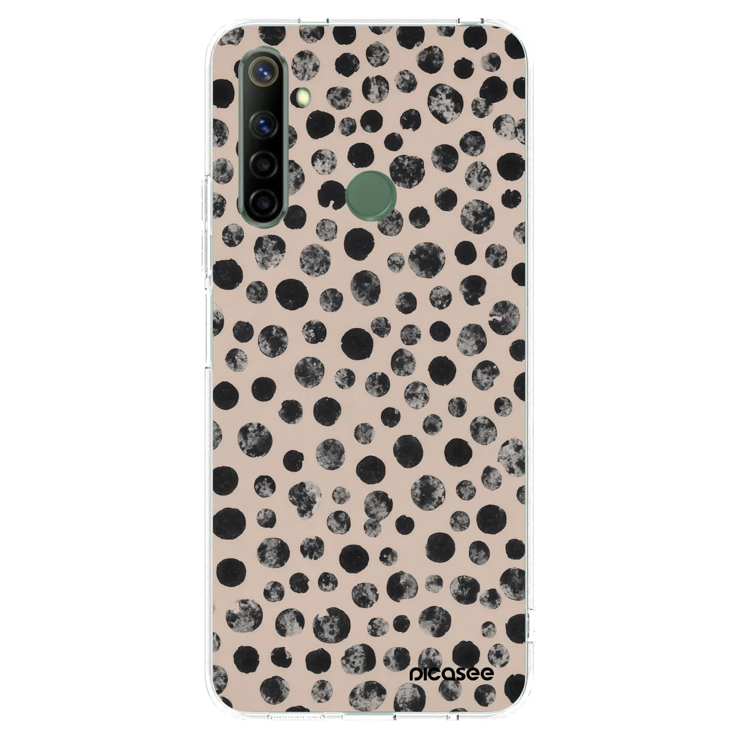Picasee Realme 6i Hülle - Transparentes Silikon - Dots