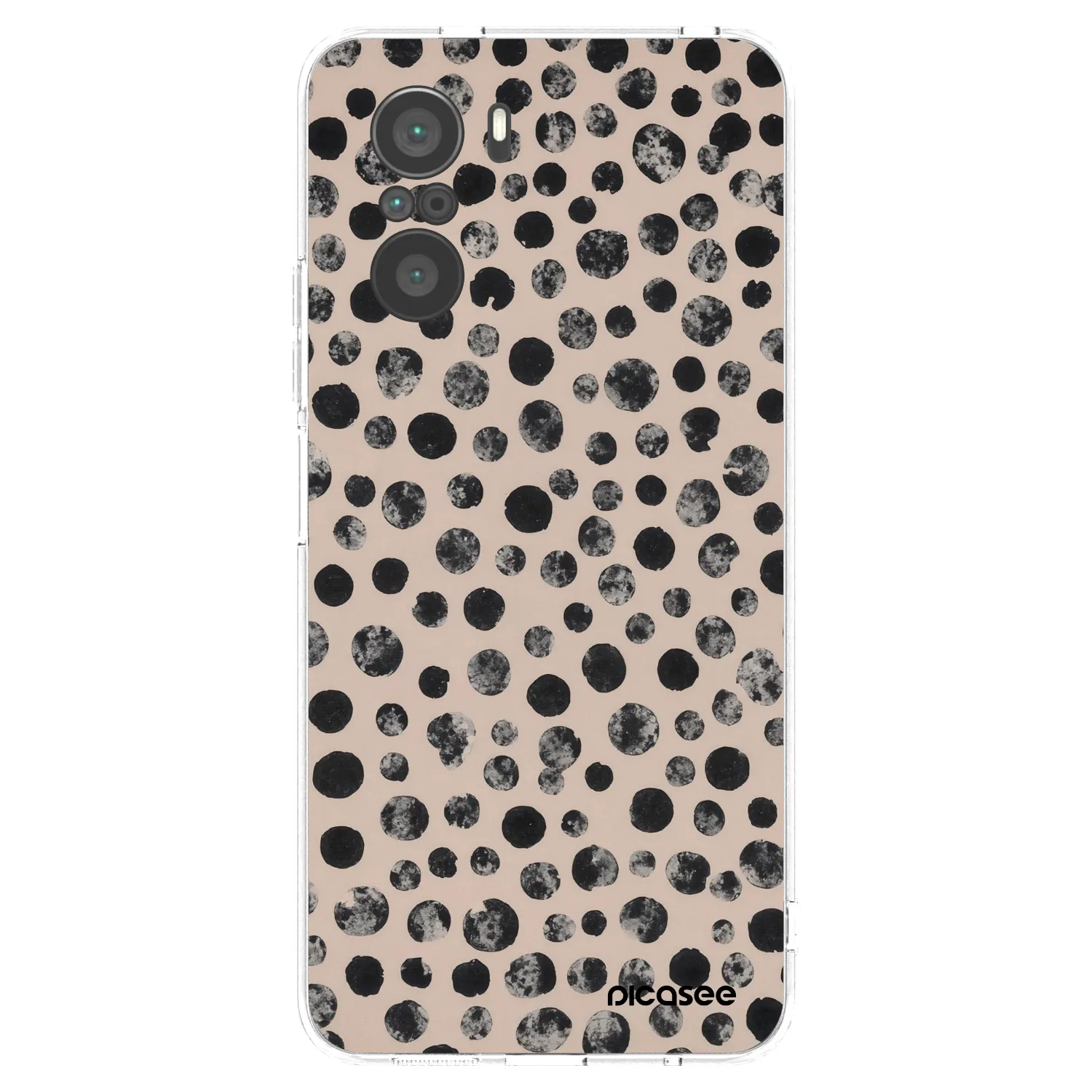Picasee Xiaomi Poco F3 Hülle - Transparentes Silikon - Dots