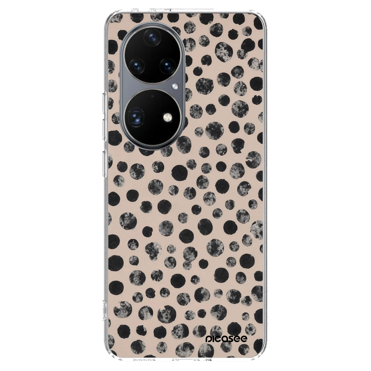 Picasee Huawei P50 Hülle - Transparentes Silikon - Dots