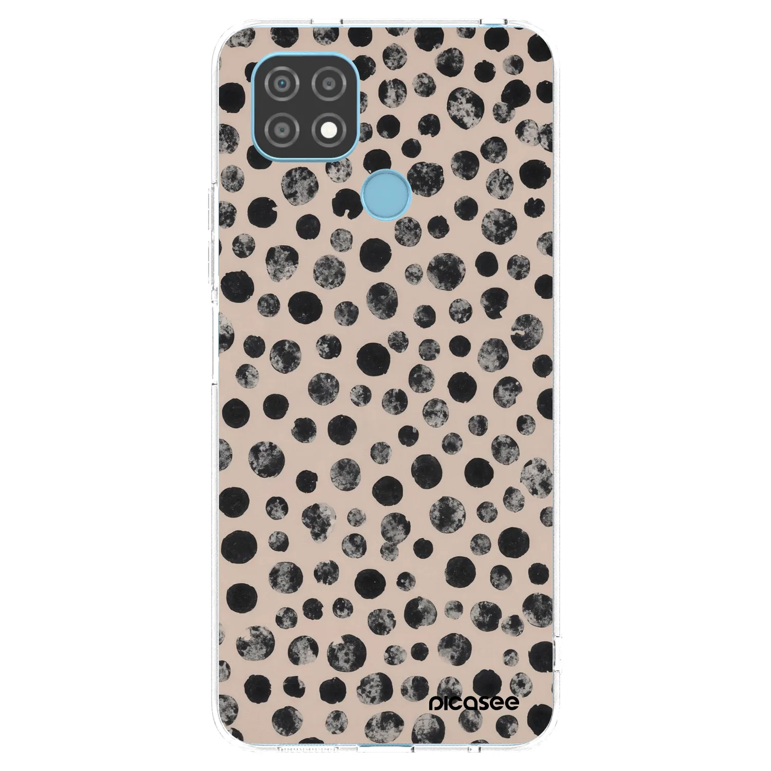 Picasee Realme C21 Hülle - Transparentes Silikon - Dots