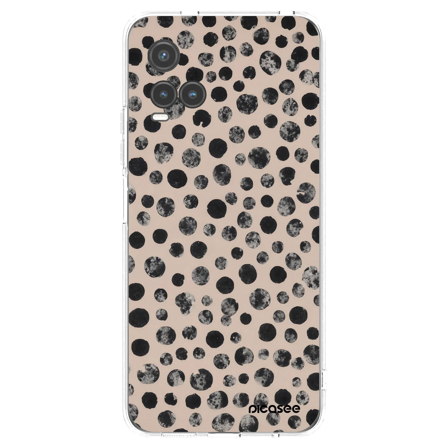 Picasee Vivo Y33s Hülle - Transparentes Silikon - Dots