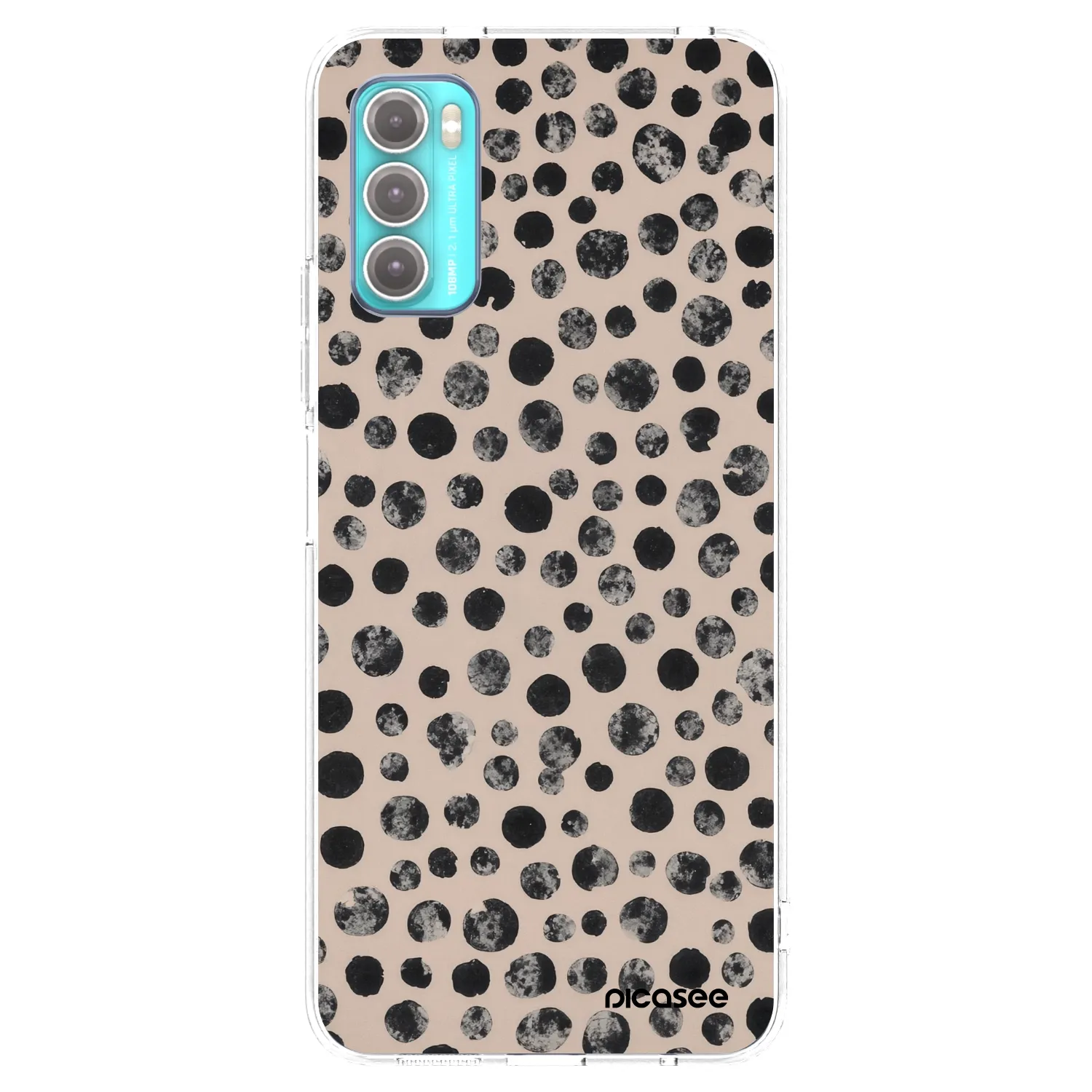Picasee Motorola Moto G60 Hülle - Transparentes Silikon - Dots