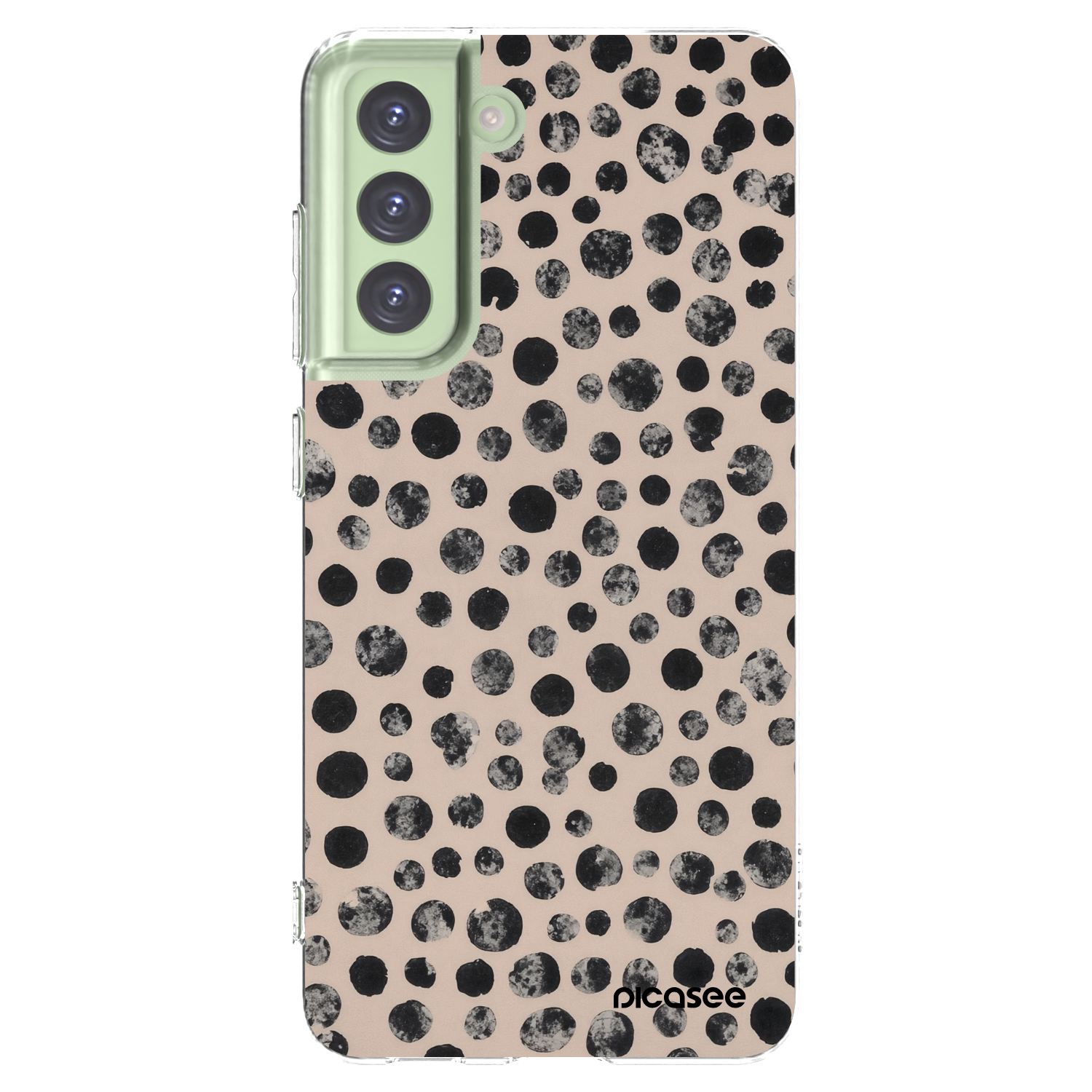 Picasee Samsung Galaxy S21 FE 5G Hülle - Transparentes Silikon - Dots