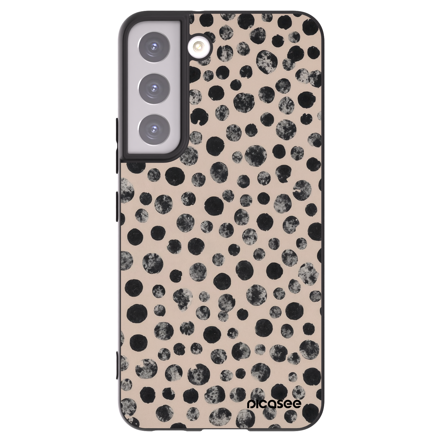 Picasee Samsung Galaxy S22 5G Hülle - Schwarzes Silikon - Dots