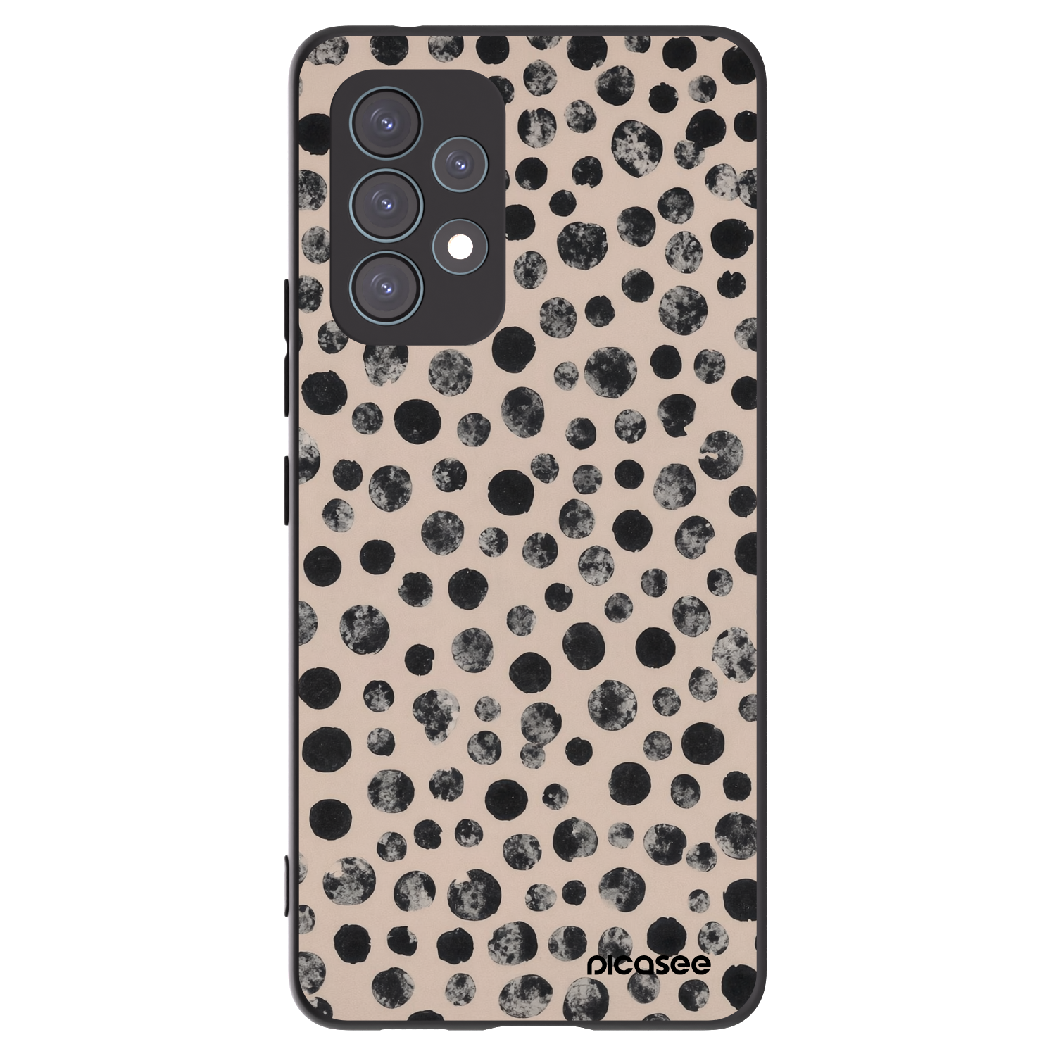 Picasee Samsung Galaxy A53 5G A536 Hülle - Schwarzes Silikon - Dots
