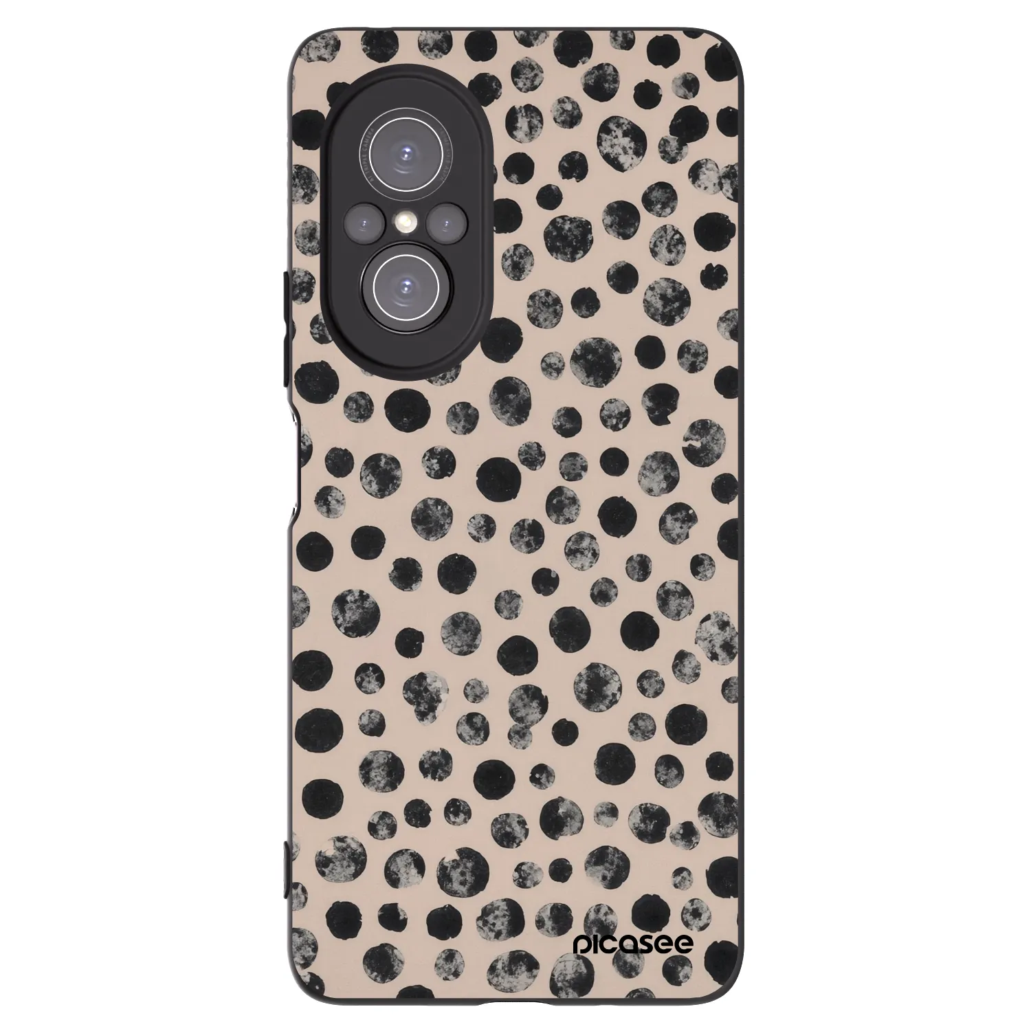 Picasee Huawei Nova 9 SE Hülle - Schwarzes Silikon - Dots