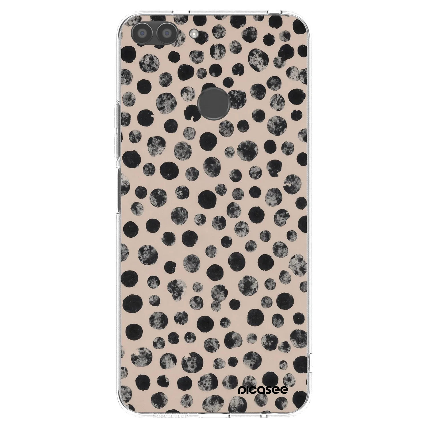 Picasee Huawei P Smart Hülle - Transparentes Silikon - Dots