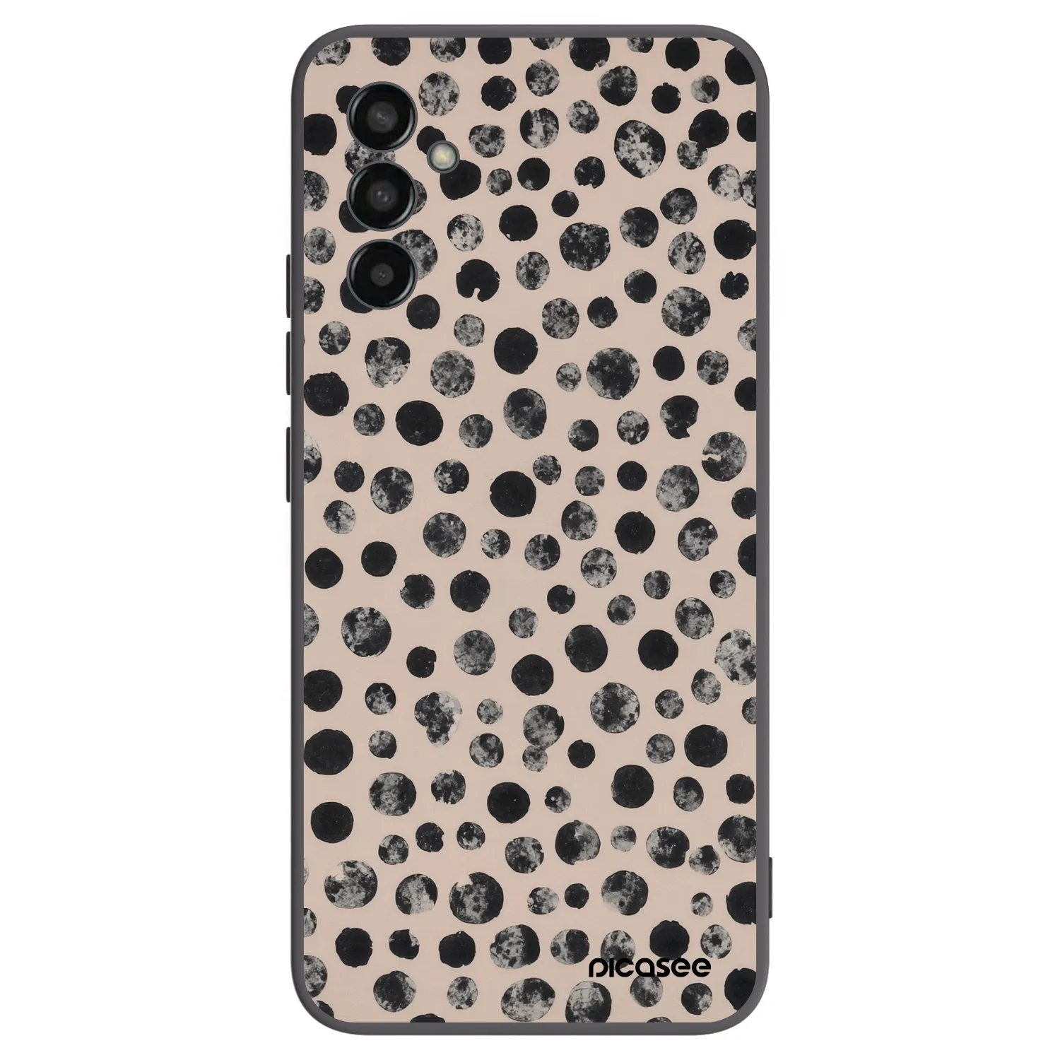 Picasee Samsung Galaxy M13 M135F Hülle - Schwarzes Silikon - Dots