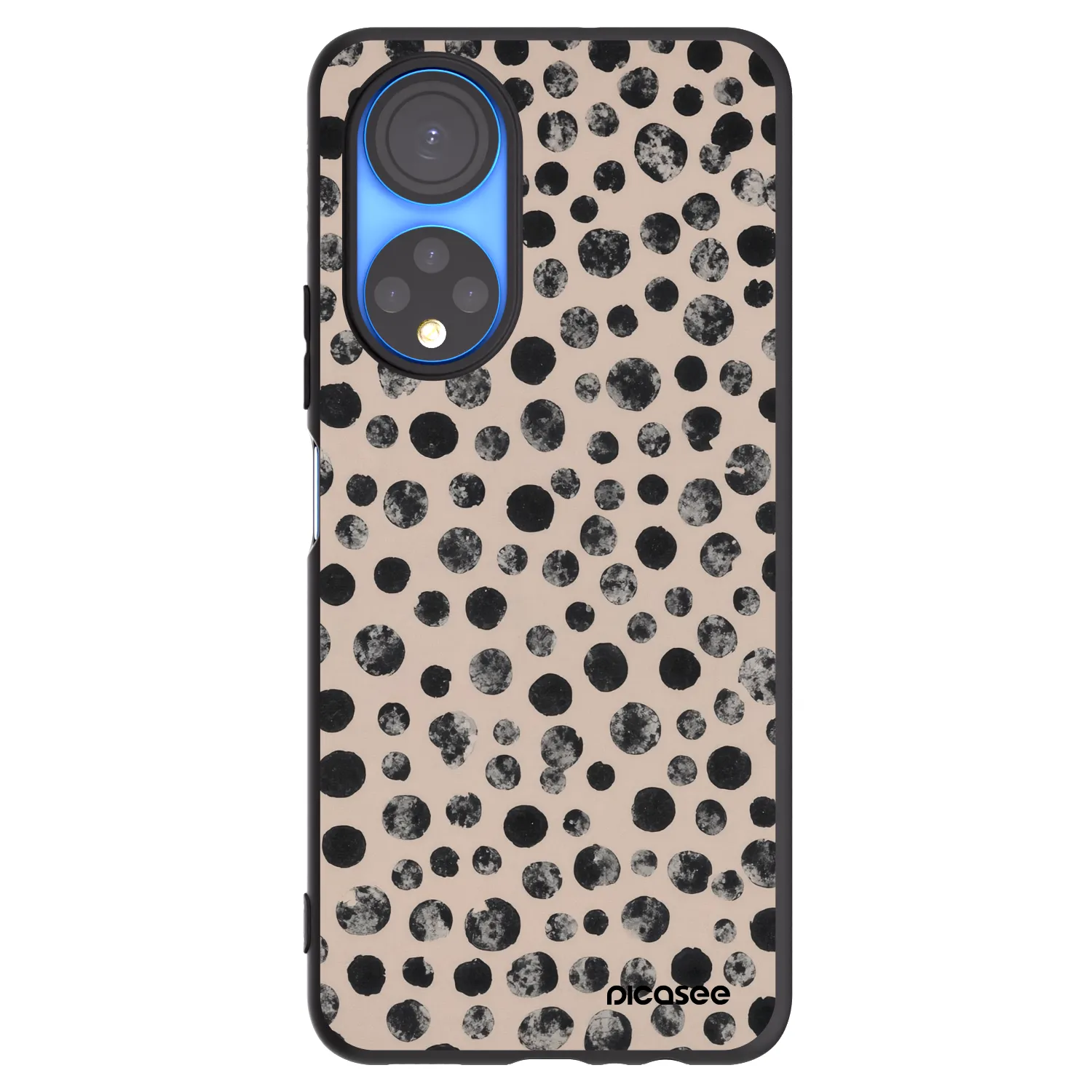 Picasee Honor X7 Hülle - Schwarzes Silikon - Dots