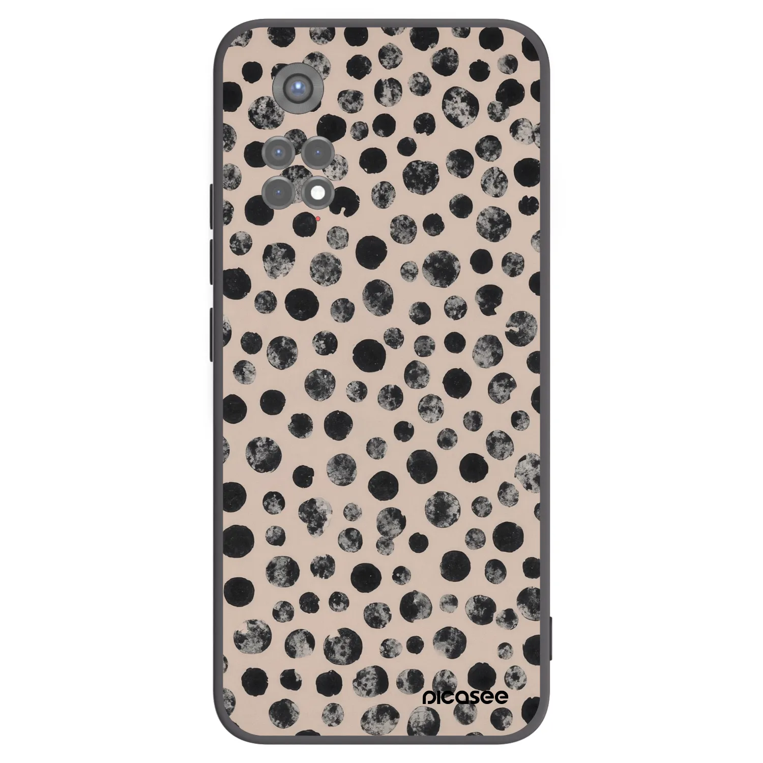 Picasee Xiaomi Redmi Note 11S 5G Hülle - Schwarzes Silikon - Dots