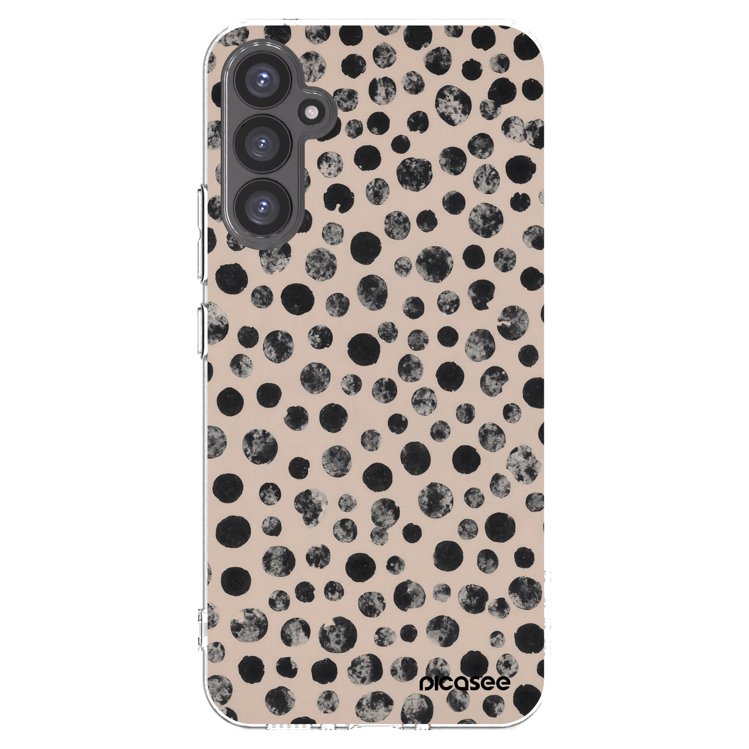 Picasee Samsung Galaxy A34 5G A346B Hülle - Transparentes Silikon - Dots