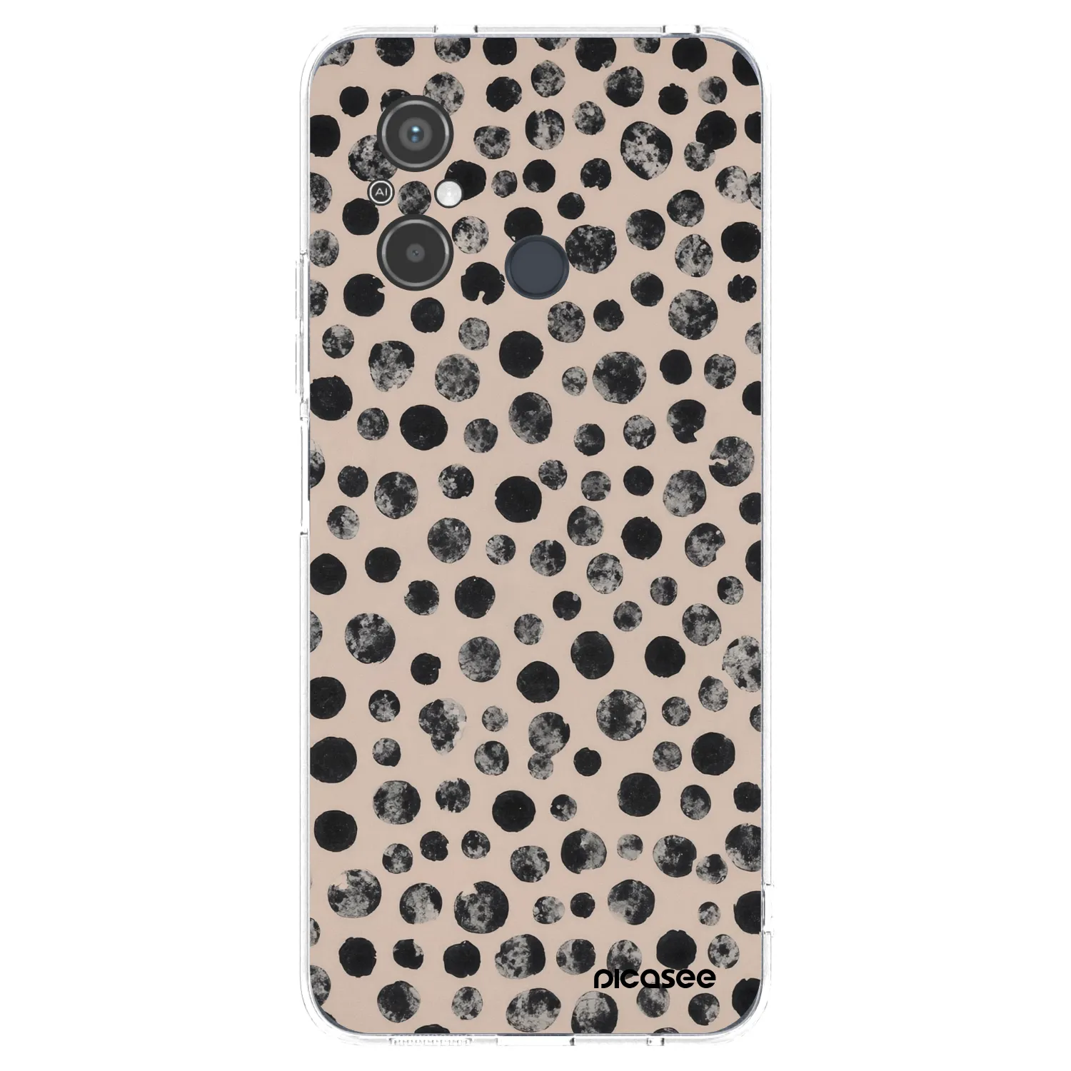 Picasee Xiaomi Redmi 12C Hülle - Transparentes Silikon - Dots