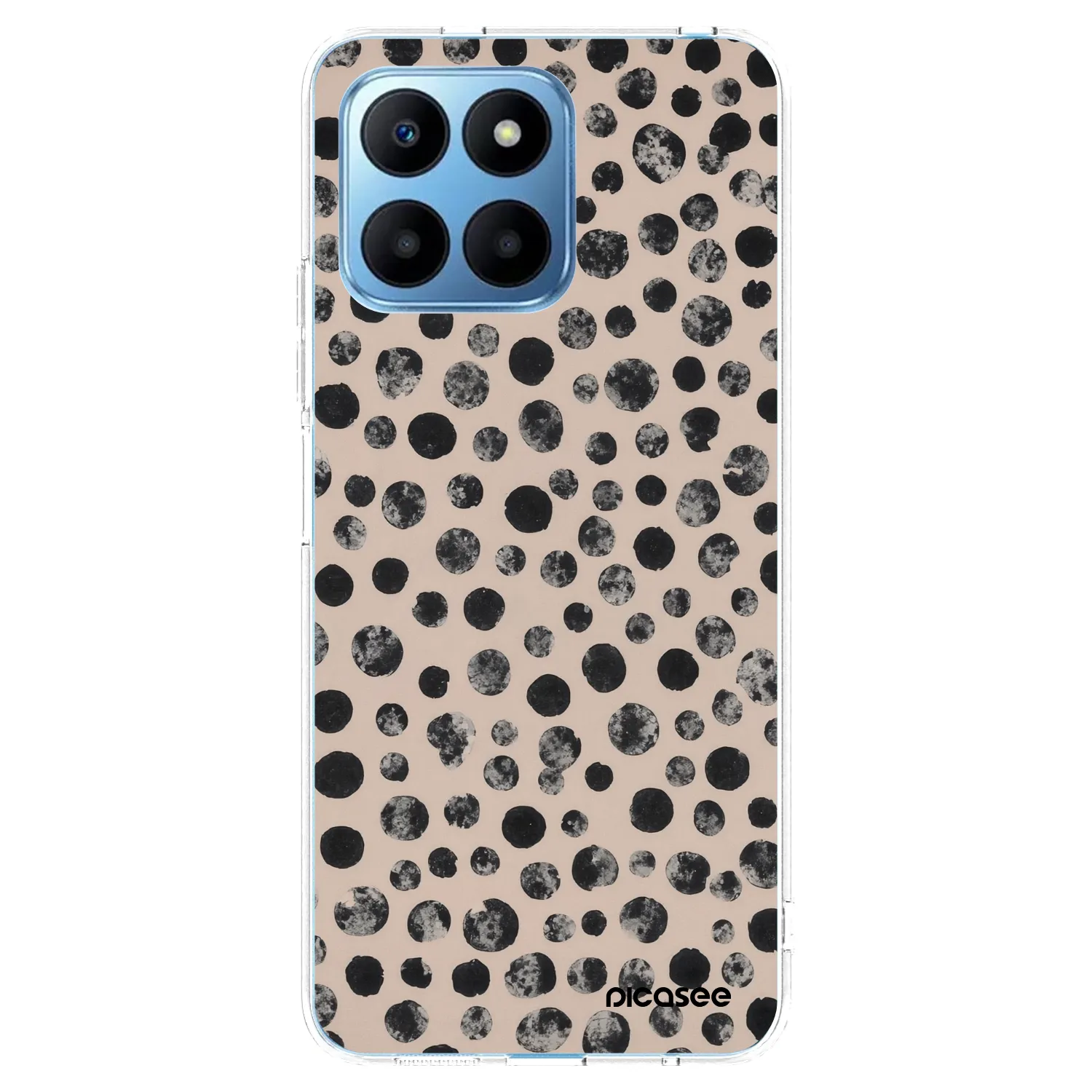 Picasee Honor 70 Lite Hülle - Transparentes Silikon - Dots