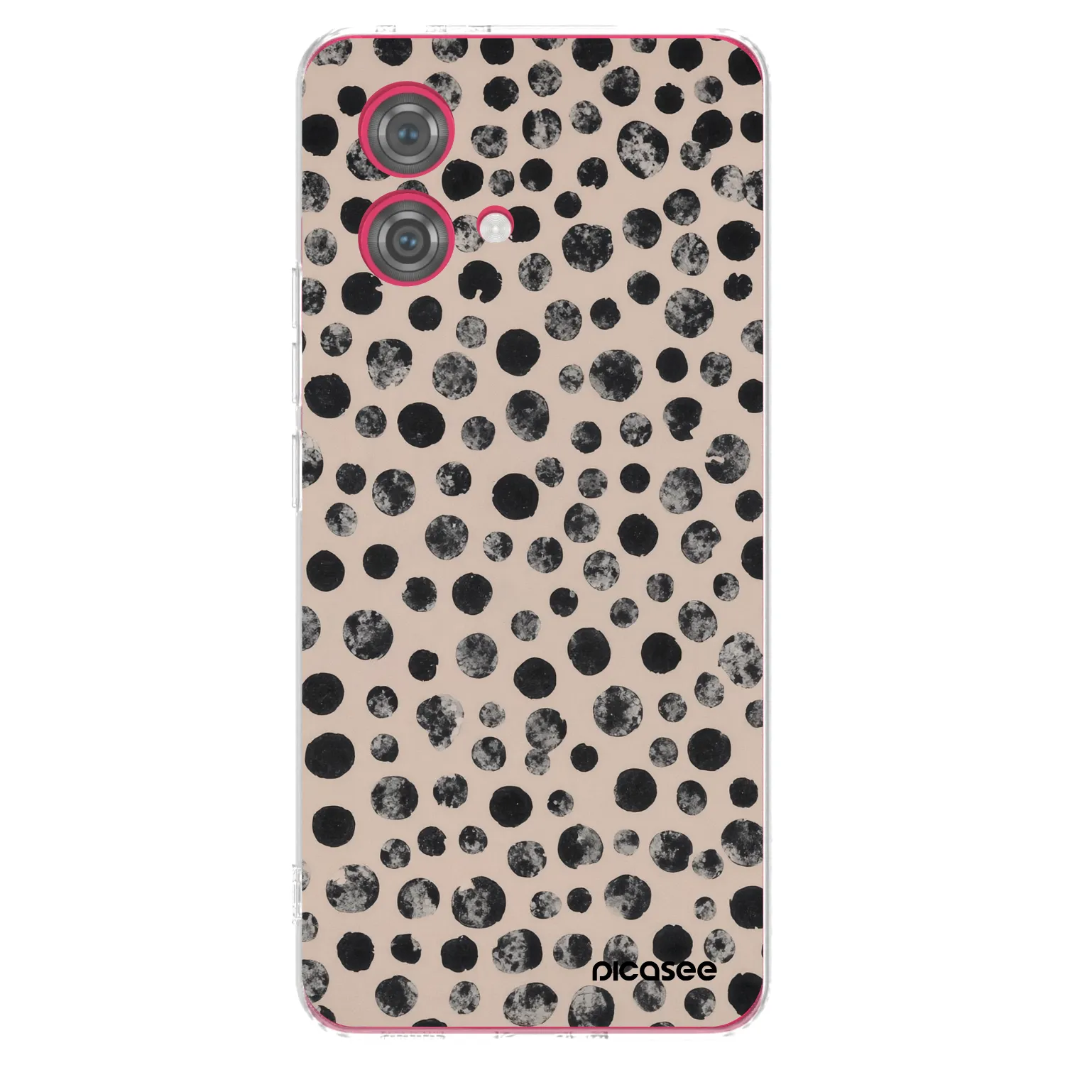 Picasee Motorola Moto G84 5G Hülle - Transparentes Silikon - Dots