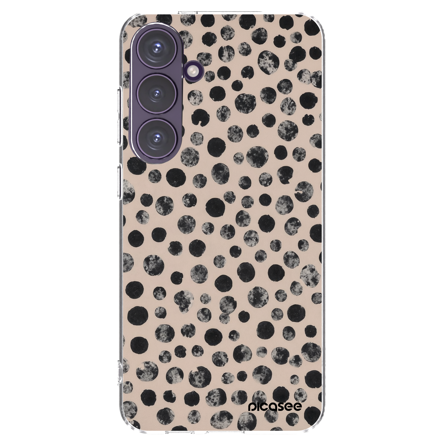 Picasee Samsung Galaxy S24+ S926B 5G Hülle - Transparentes Silikon - Dots