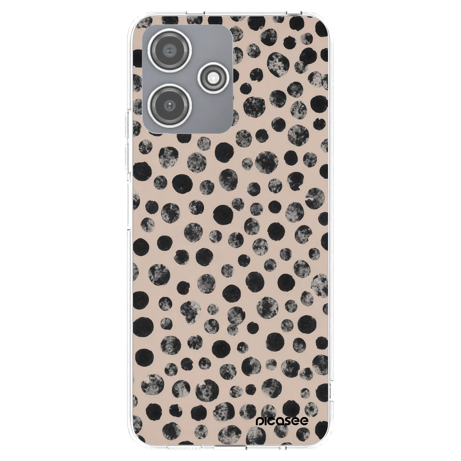 Picasee Xiaomi Redmi 12 5G Hülle - Transparentes Silikon - Dots