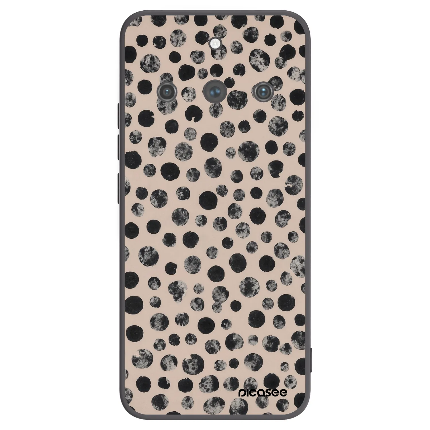 Picasee Realme 11 Pro+ Hülle - Schwarzes Silikon - Dots