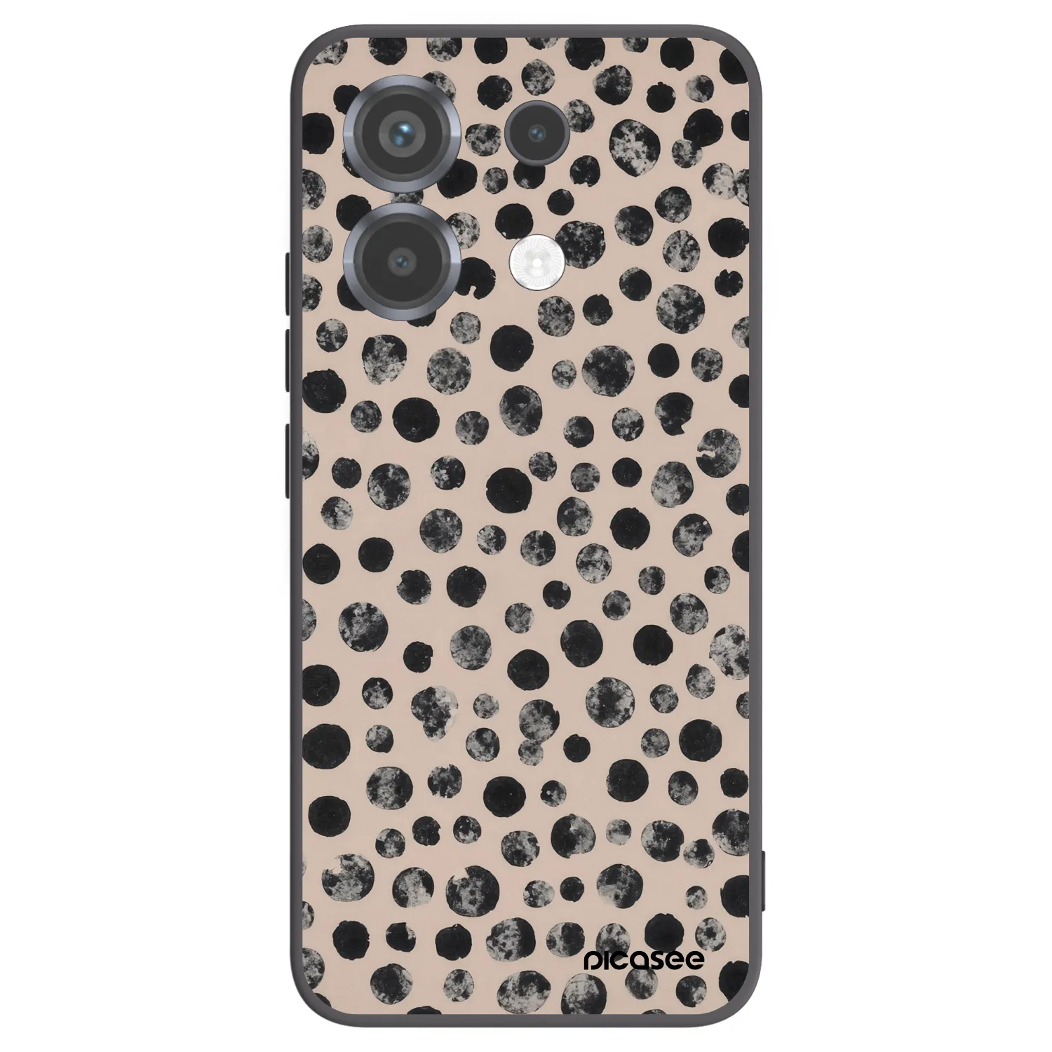 Picasee Xiaomi Poco X6 Hülle - Schwarzes Silikon - Dots