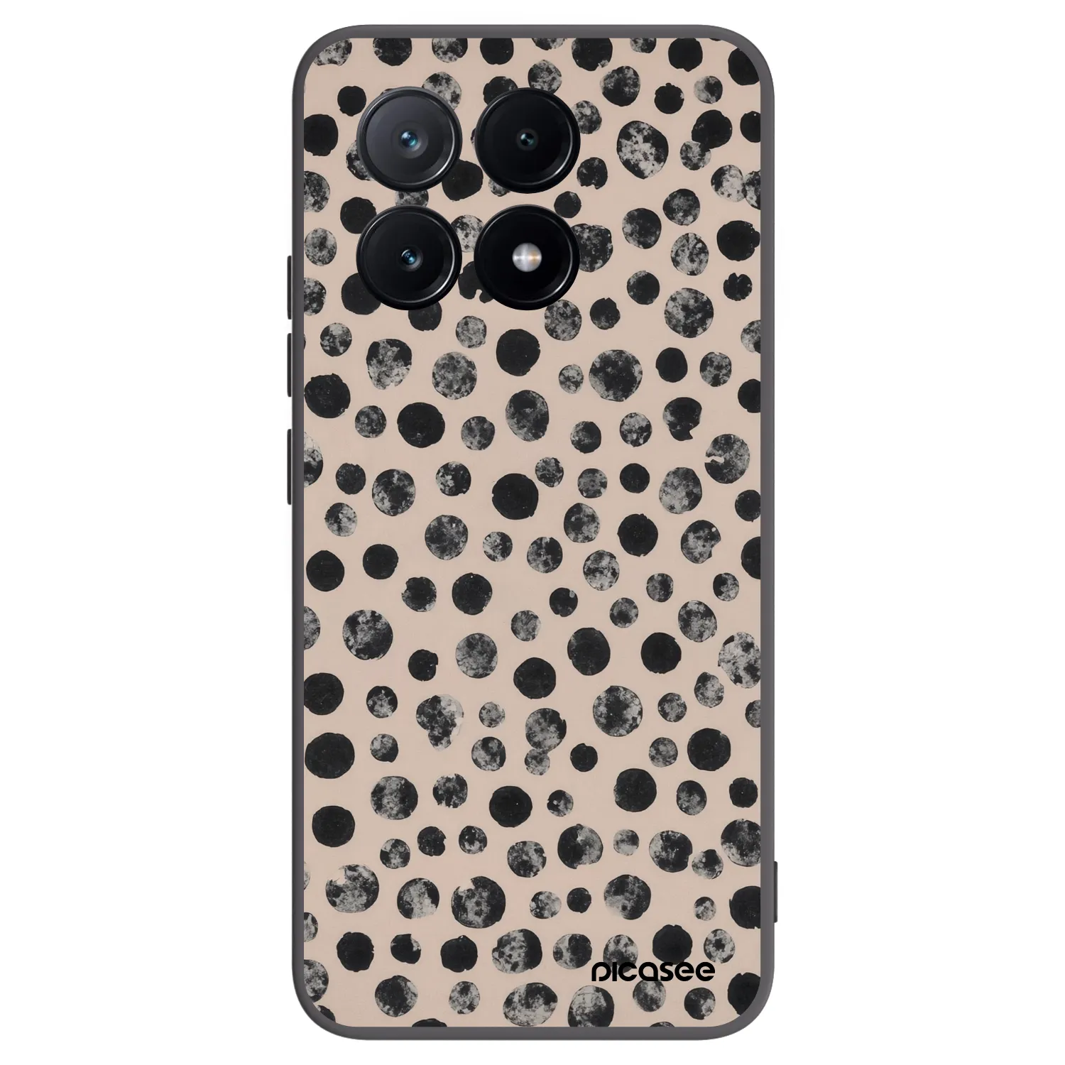 Picasee Xiaomi Poco X6 Pro Hülle - Schwarzes Silikon - Dots